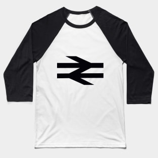 British Rail Double Arrow logo Baseball T-Shirt